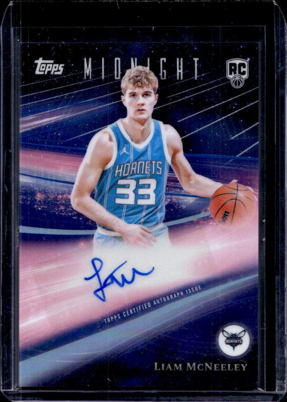 2025-26 Topps Midnight Liam McNeeley Rookie Horizon Signatures RC Auto #RHS-LM