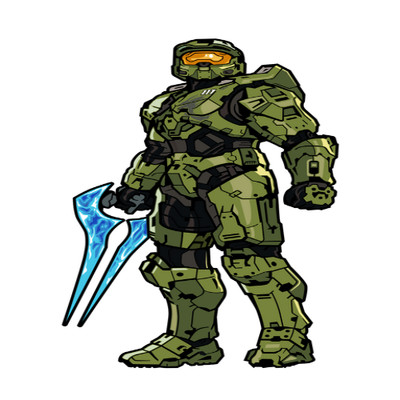 FiGPiN Classic: Halo - Master Chief #79 Emaille Sammler-Anstecknadel