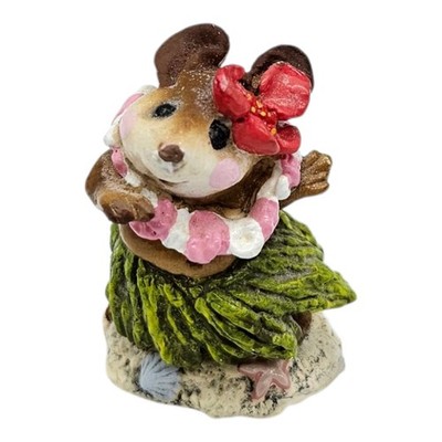Wee Forest Folk M-158 Aloha! Annette Petersen Hawaii Grass Skirt Hula Dance 1988