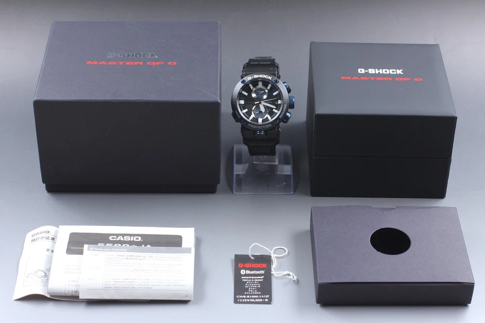 [N Caja Papel COMO NUEVO] Casio G-SHOCK GRAVITYMASTER GWR-B1000-1A1JF Reloj Solar Hombre Foto 4 de 4