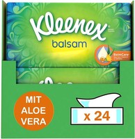 Kleenex Balsam TaschentüCher KosmetiktüCher Aloe Vera & Calendula 24 X 56 Stk.