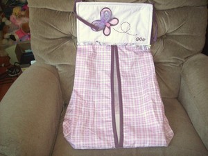 CoCaLo SUGAR PLUM Diaper Stacker Holder Purple Butterfly ...