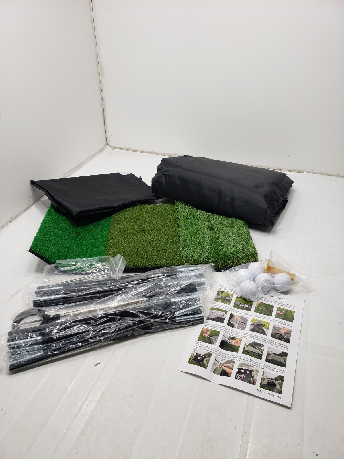 Net, 10x7ft Automatic Ball Return System Golf Nets For Backyard Driving