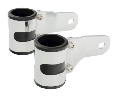 Bike It Chrom Stealth Frontscheinwerfer Halterung 44-46MM - Paar