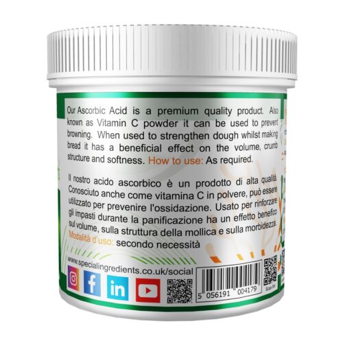 Ascorbic Acid Powder - Premium Quality Non-GMO Vegan Friendly Gluten Free - Picture 14 of 26