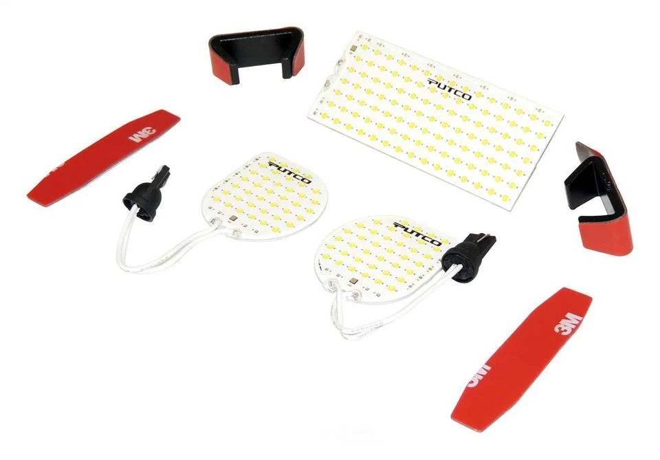 KIT LÁMPARA DOMO LED BLANCO 4 PUERTAS JEEP WRANGLER JK 2007-2018 Foto 3 de 4