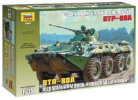 Btr-80A Tank 1:3 5 Kunststoff Modell Kit Zvezda