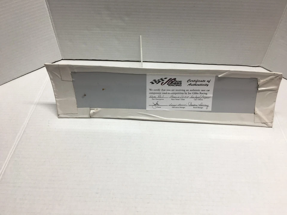 JOEY LOGANO NOMBRE AUTOGRAFIADO RAIL PHOENIX 2010 HOME DEPOT CERTIFICADO DE AUTENTICIDAD Foto 3 de 4