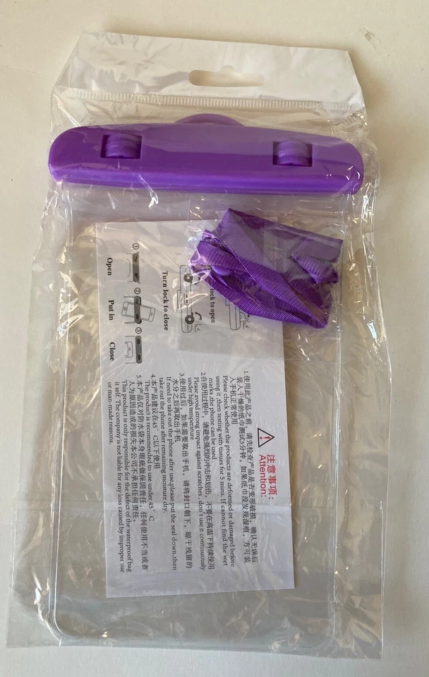 Waterproof Phone Holder BAG LANYARD for iPhone Smart phone Lot Of 2 New - Image 3 of 4