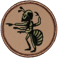 Army Ant Patrol Patch - 2" Round Embroidered Patch
