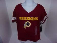 NFL Team Apparel: Girls Small 10-12 Washington Redskins Short Sleeve Shirt