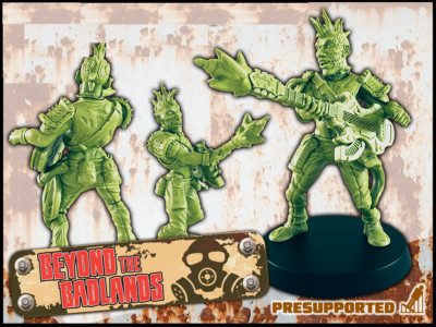 EC3D Beyond the Badland Metal Head 28mm Project Z Fallout Last Days Zombie