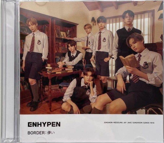 ENHYPEN JAPAN BORDER : HAKANAI 儚い STANDARD A B weverse UNIVERSAL