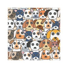 Dog Pack 3 sizes Car Magnets