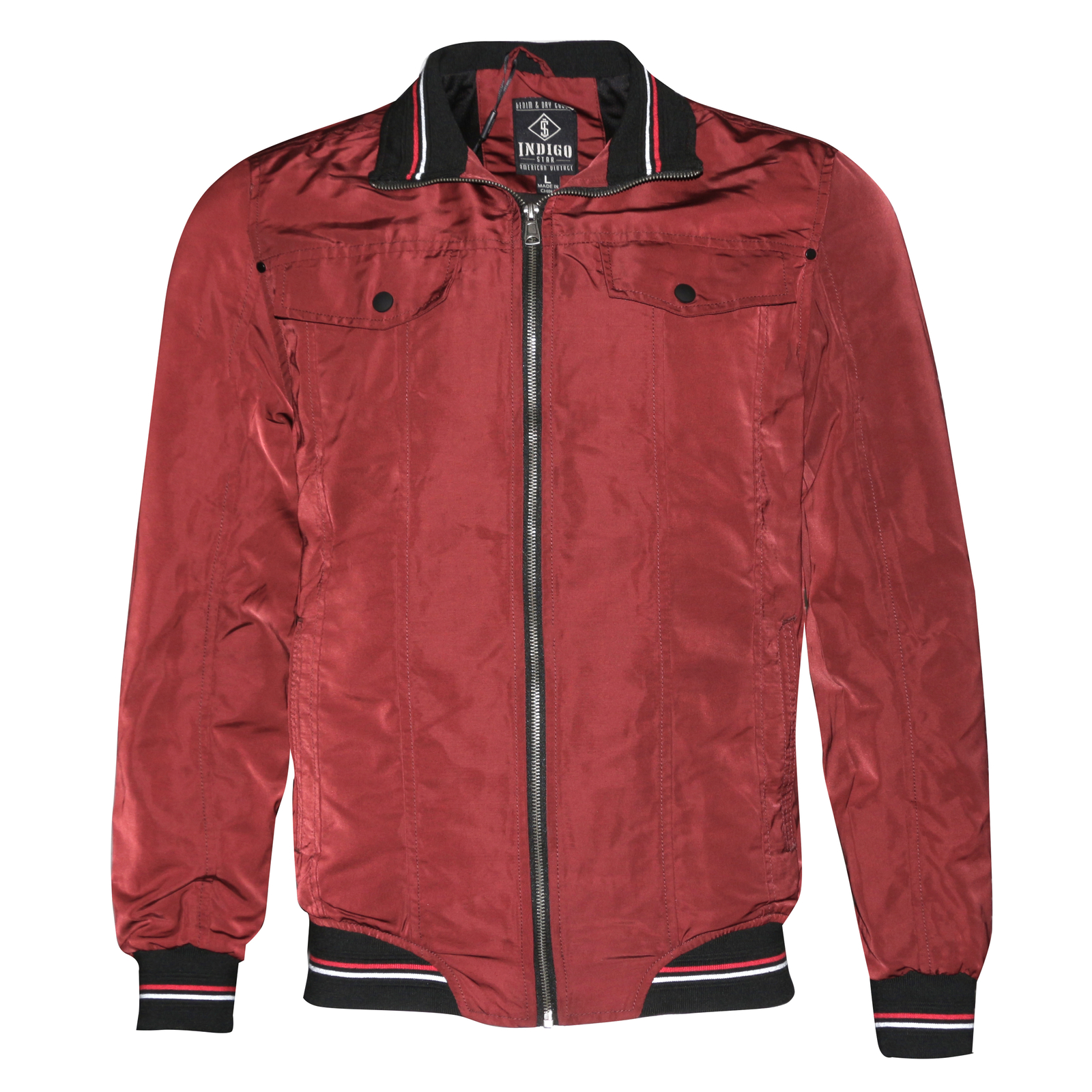 Мужская повседневная куртка на молнии с передними боковыми карманами на пуговицах Slim Fit MILJ-615 9290₽