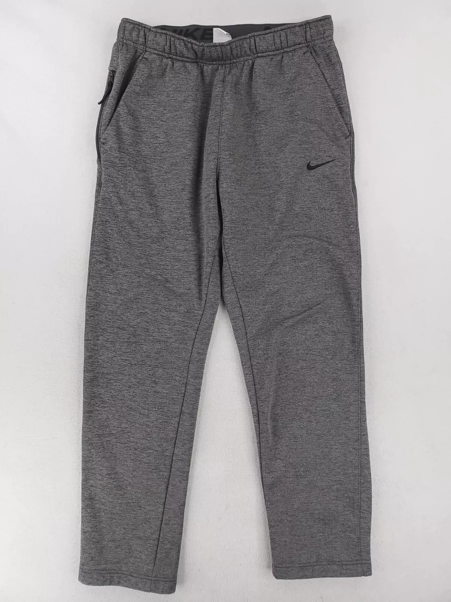 Nike Therma-Fit Sweatpants Mens Sz M Gray Open Hem Epic Fitness Pants  Stretch