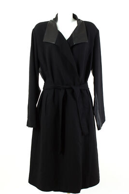 MARINA RINALDI Mantel Gr. 29=DE 50 / 5XL Wolle Leichter Wintermantel Trenchcoat