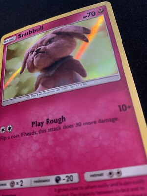 Snubbull 15/18 - Pokemon TCG - Detective Pikachu Set - Near Mint - Holo Rare | eBay Snubbull 15/18 - Pokemon TCG - Detective Pikachu Set - Near Mint - Holo Rare | eBay