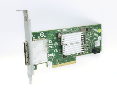 Dell H200E 6Gb/s SAS PCIe HBA 2 Port Ext SFF-8088 12DNW LSI SAS 2008=LSI 9200-8E