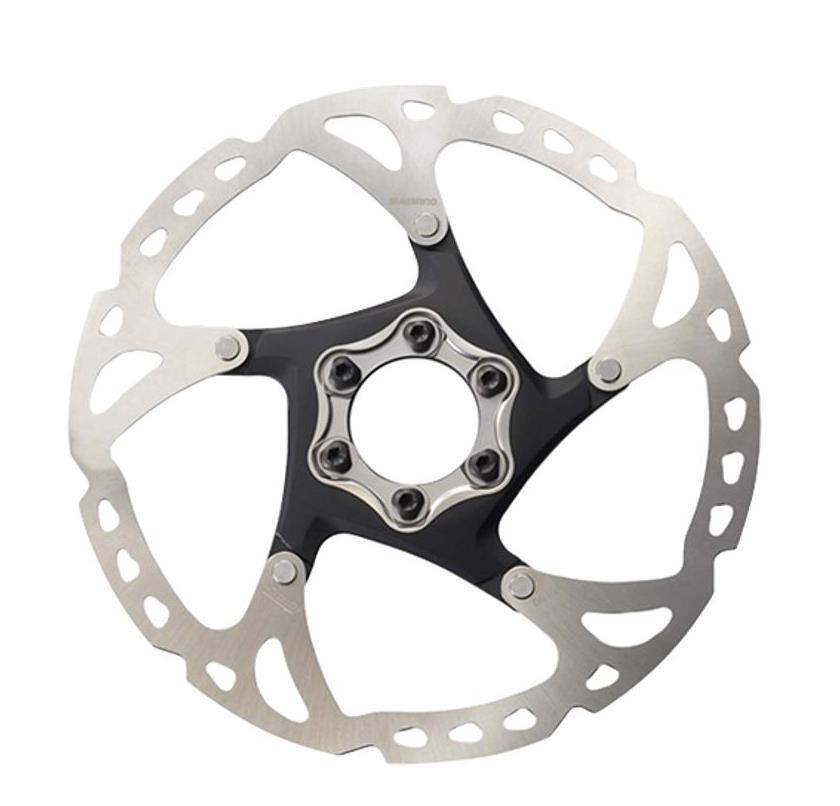 Disque Shimano RT76 Deore XT 180mm avec dissipation thermique pour freinage VTT