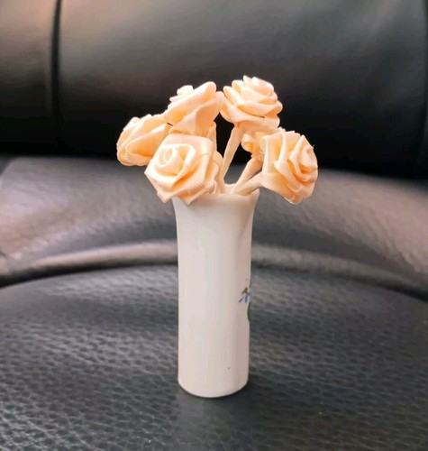 Miniature Vase with Faux Flowers - Picture 4 of 8