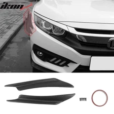 Universal Texture Carbon Fiber V1 A Front Bumper Lip Canards 40CM