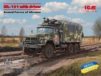 Icm 35019 Zil-131 With Driver Armed Forces Of Ukraine 1/35