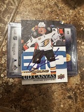 UD Canvas Young Guns #C95 Maxime Comtois (RC) Hand Signed