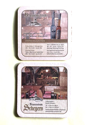 Beer mat-coaster, monastery tavern Scheyern, Upper Bavaria #3887#