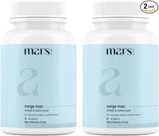 Mars by GHC Surge Max Contains Shilajit Ashwagandha Gokshura FreeShip 60Caps x 2