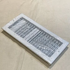 White Return Air Vent Cover for Wall or Celling 14 x 7 Inch Duct Opening - New