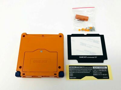 Gba Sp Game Boy Advance SP Orange Naruto Housing Shell Screen Lens - Foto 6