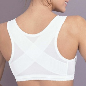 PLUS-Womens-Full-Coverage-Front-Closure-Wire-Free-Back-Support-Bra-Minimizer-Bra