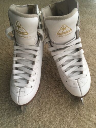 Jackson Mystique Modell 1491 Eiskunstlauf Schlittschuhe Jugend Größe 13 1/2 C