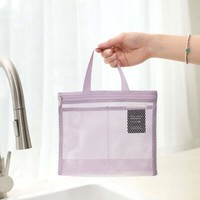 Mesh-Reise-Kosmetik-Make-Up-Tasche Kulturbeutel Wasch-Organizer Tragbare ▽
