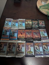 magic the gathering booster packs sealed lot All pre 2005 18 pakcs