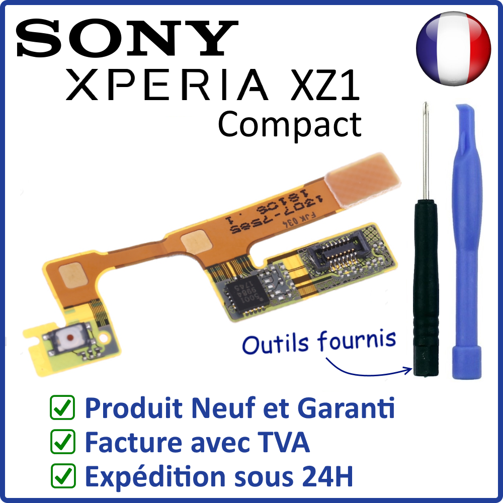 Bouton Volume Original Pour Sony Xperia XZ1 (G8341) – Noir – Occasion Comme Neuf