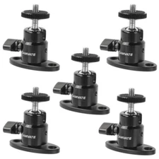 5x CAMVATE Ceiling Mount 1/4" Mini Ball Head for Surveillance Camera Projector