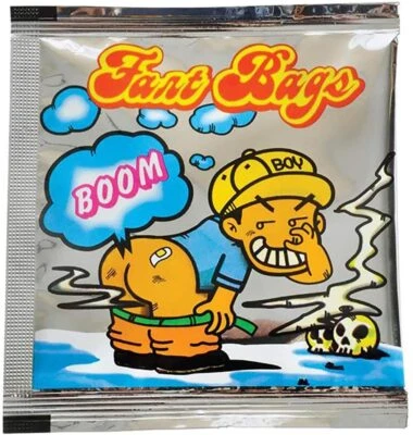 RINCO 10 Fart Stink Bombs Nasty Smelly Odor Bags - Party Favors Joke Gag Gift