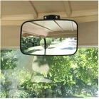 10L0L Adjustable Golf Cart Convex Rear View Mirror for Yamaha Club Car EZGO