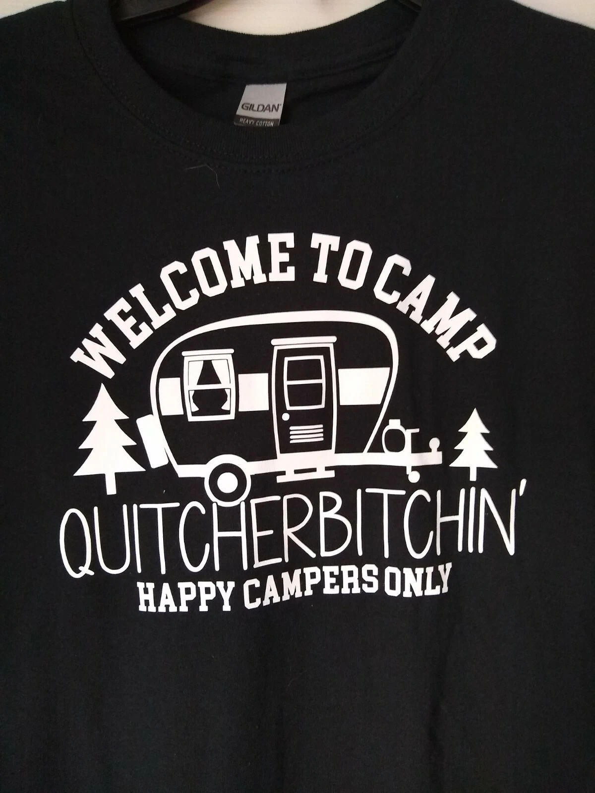 Custom Made Camping Tshirt Quitcherbitchin XXL
Opens in a new window or tab