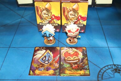 Krosmaster Arena Kannibal Lot - Jav and Archer RARE GOLD BASES - New