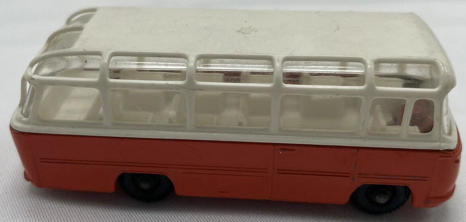 Caja Matchbox Lesney 68-B Mercedes Coach naranja y blanco BPW tipo E (ver fotos) Foto 2 de 4