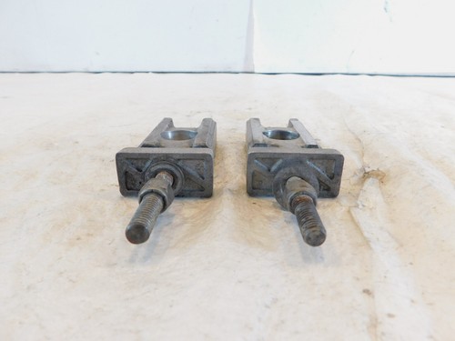 1995-1998 Buell S2 S2T Thunderbolt Swingarm Rear Fork Rear Wheel Axle Adjusters - Picture 4 of 11