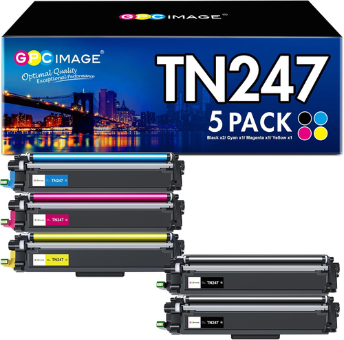 TN247 TN243CMYK Compatibili per Brother TN-247 TN243 Cartucce Di Toner per DCP-L - Foto 11 di 11