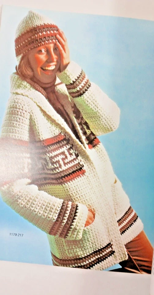 Vintage Patterns from Bernat - 18 Bulky Knit Fashion Greats - Book #217 - Image 4 of 4