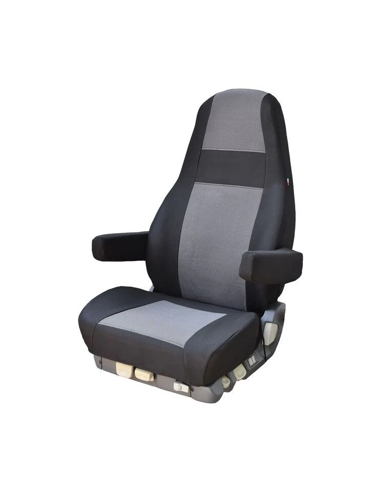 Freightliner Cascadia Seat Cover 2021-2015 truck years One Seat Gray - Image 2 of 4