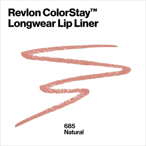 REVLON Lip Liner, Colorstay Lip Makeup with Built-in-Sharpener, Longwear Rich - Picture 2 of 9