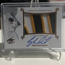2017 Leaf Trinity Bronze Holofoil Spectrum Greg Deichmann #PA-GD1 Patch Auto