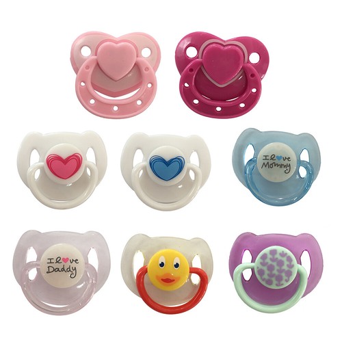 1x Magnetic Pacifier Dummy Soother for Reborn Baby Dolls Newborn Supply Gift